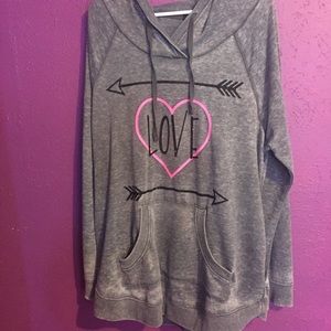 Women’s long hoodie size 2x